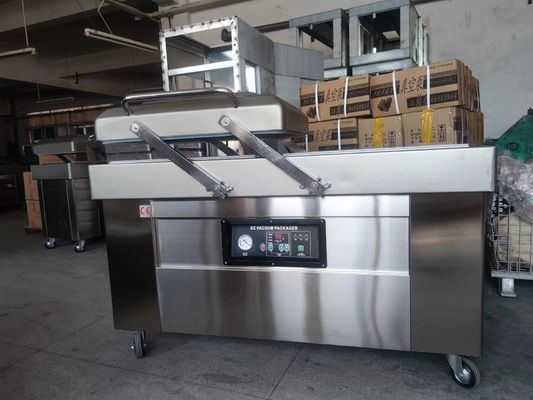 Dubbelkamer vacuümverpakkingsmachine voor vis, rundvlees en rijst