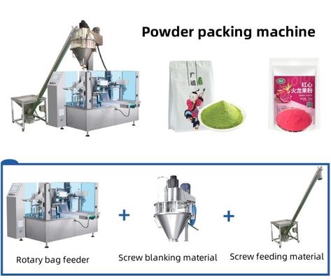 Granule Liquid Powder Packing Machine met meerdere koppen Computerized Combination Geschikt