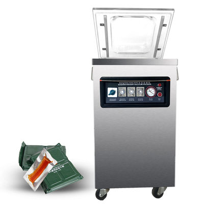 Houtverpakkingsmachine met een enkele kamer Vacuümverpakkingsmachine voor levensmiddelen Commerciële 540*490*940mm