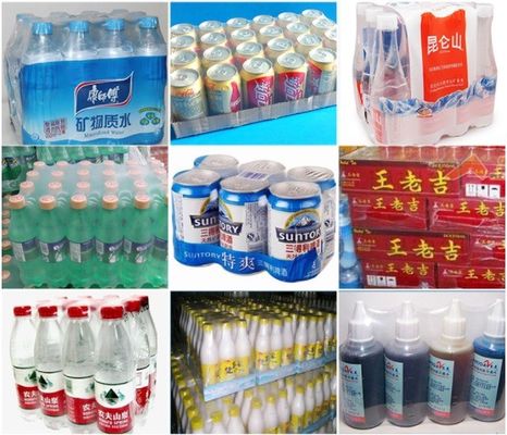 Semi-automatische PE-film-snijmachines voor het afdichten van mineraalwater voor bier en dranken