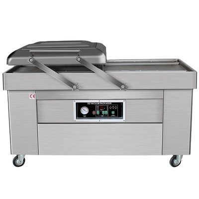 Elektrische dubbelkamera vacuümverpakkingsmachine voor fastfood in machineshops