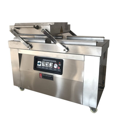 Elektrische dubbelkamera vacuümverpakkingsmachine voor fastfood in machineshops