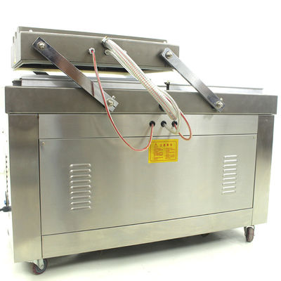 Elektrische dubbelkamera vacuümverpakkingsmachine voor fastfood in machineshops