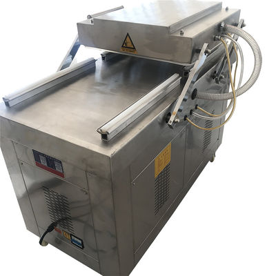 Elektrische dubbelkamera vacuümverpakkingsmachine voor fastfood in machineshops