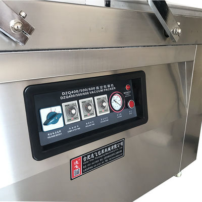 Elektrische dubbelkamera vacuümverpakkingsmachine voor fastfood in machineshops