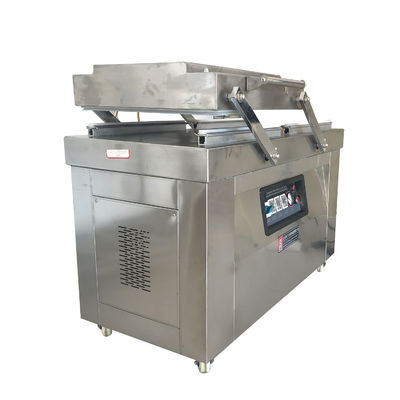 Elektrische dubbelkamera vacuümverpakkingsmachine voor fastfood in machineshops