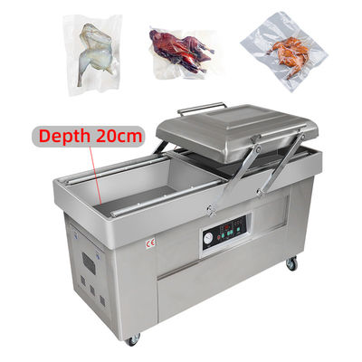 CE-certificering DZ400 Automatische dubbele kamer vacuümverpakkingsmachine voor levensmiddelen