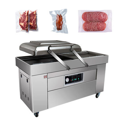 CE-certificering DZ400 Automatische dubbele kamer vacuümverpakkingsmachine voor levensmiddelen