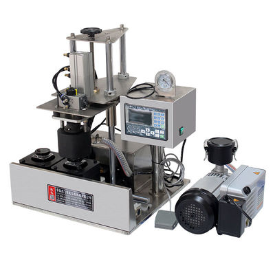 Restaurant Honing Jam Vacuum Automatische Glaspot Metalen Flesse Versleuteling Capping Machine