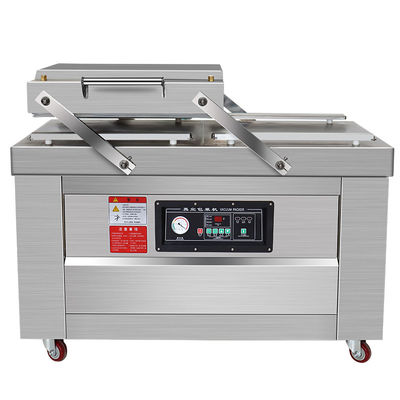2.1 kW dubbelkamera vacuümverpakkingsmachine voor kleding/chemische vloeistof/goederenzakken