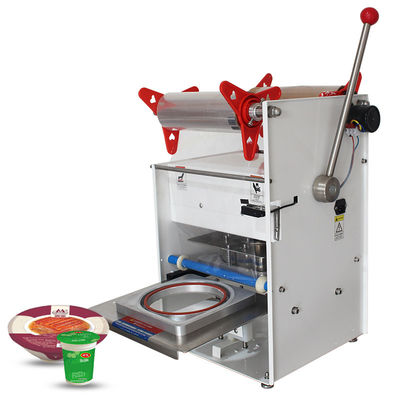 Industrial Fast Food Box Lunch Tray Sealing Machine met aanpasbare handpressvorm