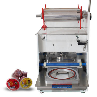 Industrial Fast Food Box Lunch Tray Sealing Machine met aanpasbare handpressvorm