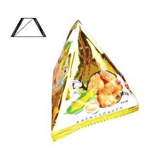 Plastic verticale driehoek zak snack verpakkingsmachine voor automatische granule voedselverpakking