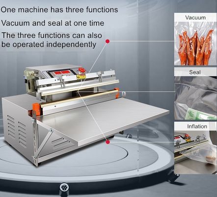 Gebruikelijke DZ-600W externe spuitstuk vacuümverzegelingsmachine voor visvlees voedselverpakking