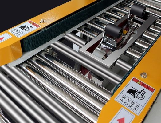 Plastic verpakkingsmateriaal kartonnen doos kruis type afdichtmachine voor uw bedrijf