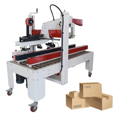 Verzegelbreedte 48-75 mm Auto Flapper Karton vouw- en verzegelmachine voor zware dozen