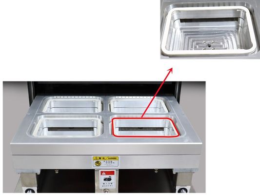 Aanpassen van de tray grootte Automatische rundvlees Jerky Meat Tray Vacuüm verpakkingsmachine voor Jerky