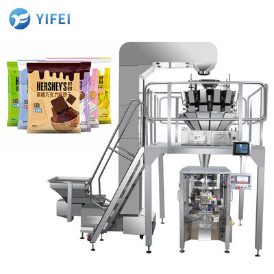 Gratis proef ondersteunde automatische verticale verpakkingsmachine voor snackzakjes voor korrels