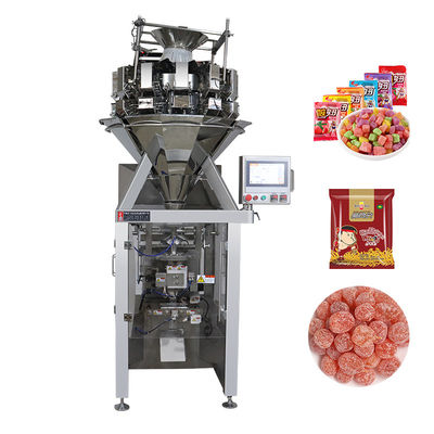 Gratis proef ondersteunde automatische verticale verpakkingsmachine voor snackzakjes voor korrels