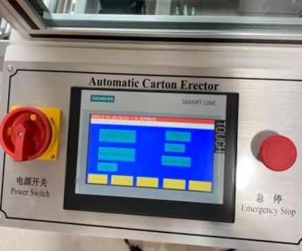 Glasverpakkingsmateriaal Hoge snelheid 25 kartonnen per minuut Automatische afdichtmachine