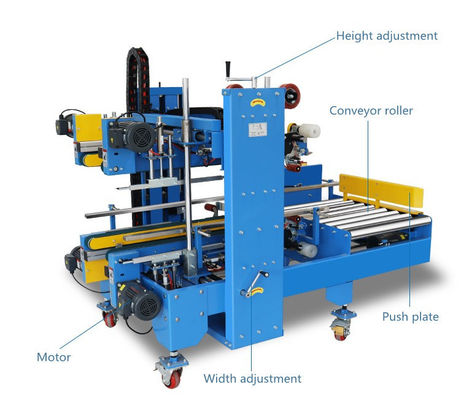 Lange levensduur Box Carton Taping Sealer Machines Automatic Corner Edge Sealing Machine