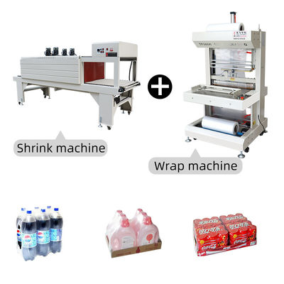 TF650 Energy Drink Bottle Shrink Tunnel Machine Hoge snelheidshrimp met PE-materiaal