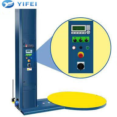 Automatische verpakkingsmachine voor de verpakking van palletten met rekfilm