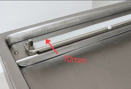 Twee kamers vlees vacuümverpakkingsmachine met 2 afdichtingsstroken en 220V/380V spanning