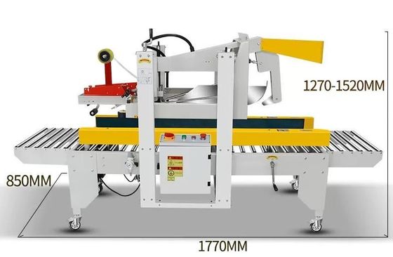 Volledig automatische klappen vouwverzegelingslijmband kartonnen verzegelmachine voor papierverpakkingen