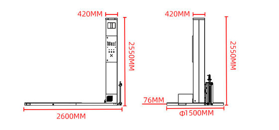 1P Spanningspalletverpakkingsmachine Volledig automatische palletverpakkingsmachine voor pallets