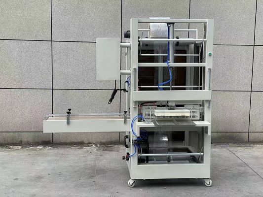 Houtmateriaal PE-filmpakket Verkleiningstunnelverpakkingsmachine voor waterflessenverpakkingen