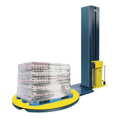 Makkelijk te installeren verpakking pallet rekfilm boxing machine voor beschermende skid wrapper