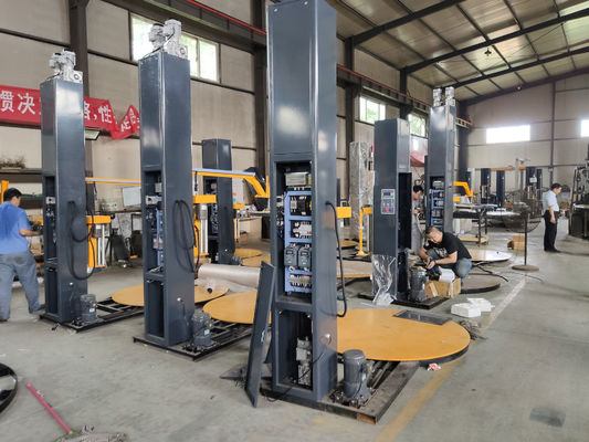 2400 mm Kolomhoogte Paletverpakkingsmachine Stretch Film Automatische Stretch Wrap Machine Paletverpakker