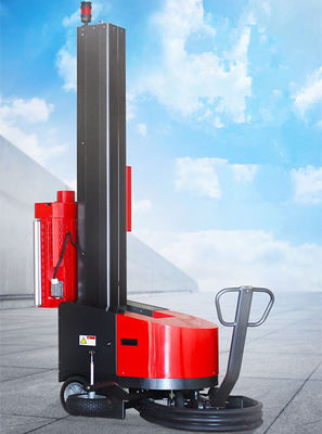 Elektrisch aangedreven automatische robotpalletverpakkingsmachine voor plastic verpakkingsbakken
