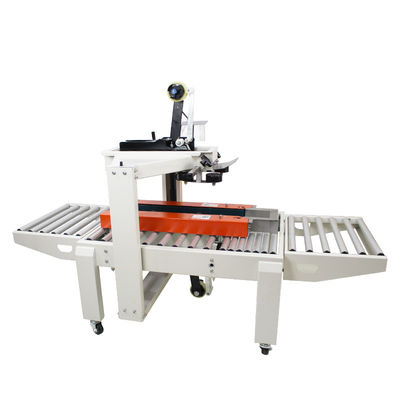 Compacte en duurzame semi-automatische hoek zijrand kartonnen doos taping afdichting machine