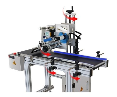 Grote vierkant voedsel kartonnen doos Gluing And Closing Tape Packing Sealing Labeling Machine 180W