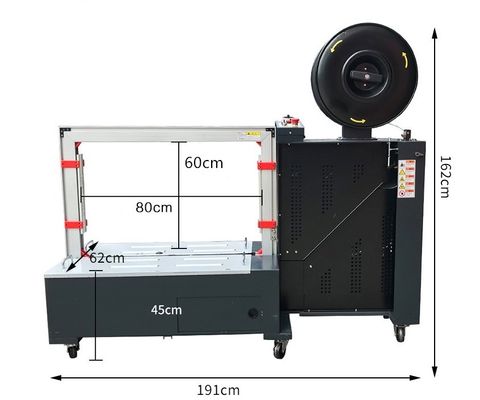 220V kartonnen doos bundeling High Speed Automatic Strapping Machine met PET en PP riem