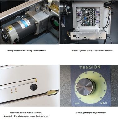 Bindingsmethode Warm smelten Methode MH-101 Automatische bandmachine met voetschakelaar