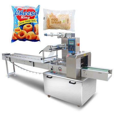 Servo-besturingssysteem Flow Pack Groente Fruit Champignon Groente Aardappel Verpakkingsmachine