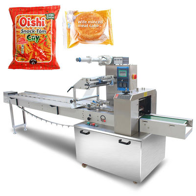 Servo-besturingssysteem Flow Pack Groente Fruit Champignon Groente Aardappel Verpakkingsmachine