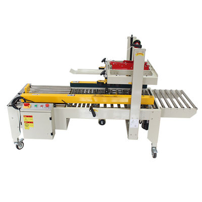 FXJ-4030S half-automatische kruisdichtingsmachine kartonnen doosdoos afdichtingsbanddichtingsmachine met beide uiteinden roltafel