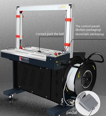 Volledig automatische bandmachine voor textiel en kartonnen dozen De perfecte combinatie