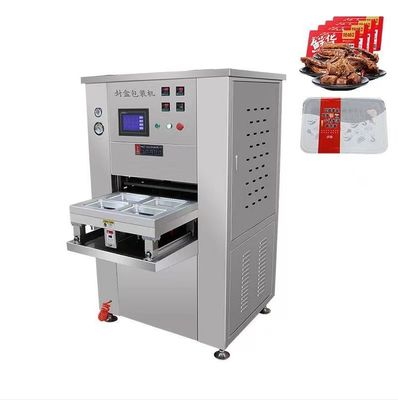 Verpakkingstype zakken Automatische vacuümverzegel voor voedsel Verpakking van maaltijden in lunchdoos