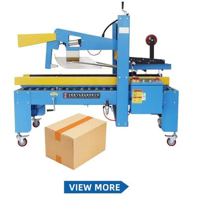 Automatische kartonnen erector afdichtmachine met bovenste vouwlap en palletiserende kartonnen verpakkingslijn