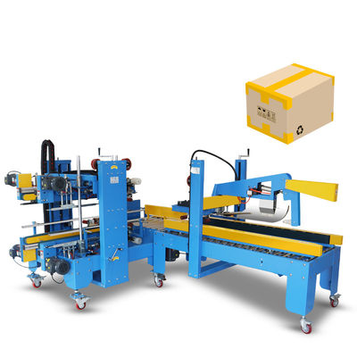 Automatische kartonnen erector afdichtmachine met bovenste vouwlap en palletiserende kartonnen verpakkingslijn