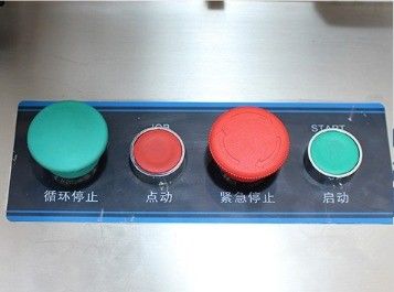 Verpakkingsmachine met touchscreen voor verpakkingsmateriaal van kunststof