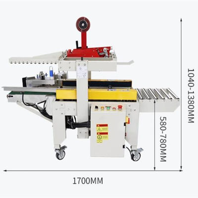 Links en rechts rijden kartonnen afdichtmachine voor verpakkingen Kartonhoogte 90-420mm