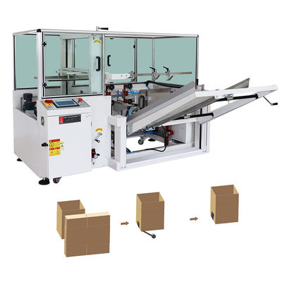 1900x2080x1492mm Halfautomatische verpakkingslijn Karton oprichten vormverzegelingsmachine