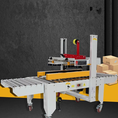 1830*670*1230mm half-automatische linker- en rechter aandrijving Gordel kartonband afdichtmachine