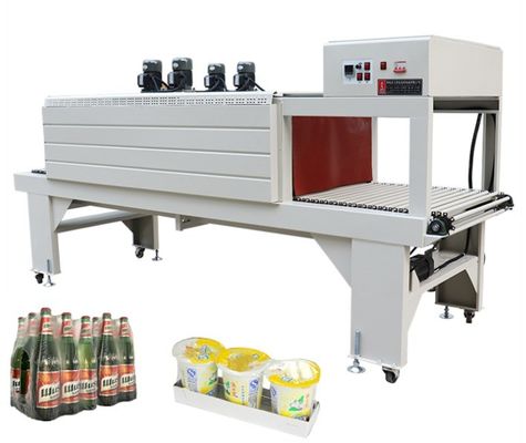 Plastic verpakking Volledig automatische krimpverpakkingsmachine voor flessen potten blikken en kartonnen 180 KG